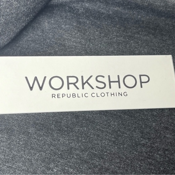 Workshop Republic Clothing Poncho Charcoal Heather High Loose Neck Soft … - Picture 10 of 10